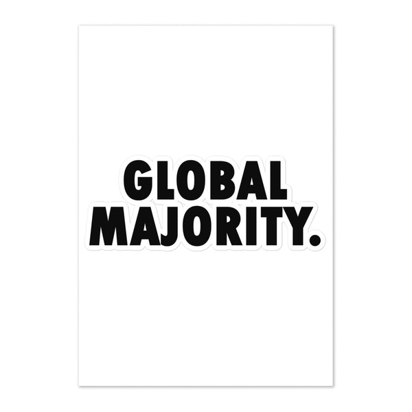Global Majority Stickers.